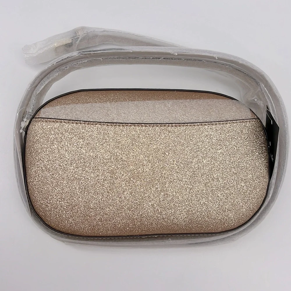 Kate Spade Glimmer Oval Camera Bag Gold